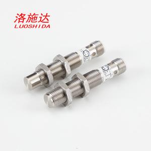 China M12 Full Metal Cylindrical Inductive Proximity Sensor DC Flush PNP NO Ouput Connector Type wholesale