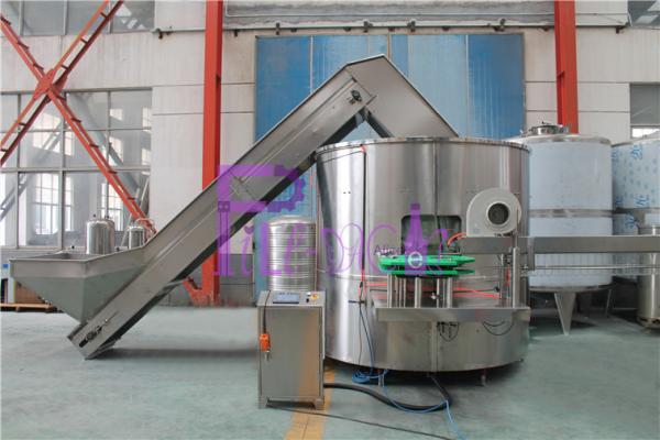 Quality Industrial Plastic Bottle Sorting Machine / Bottle Unscrambler PLC Control for sale