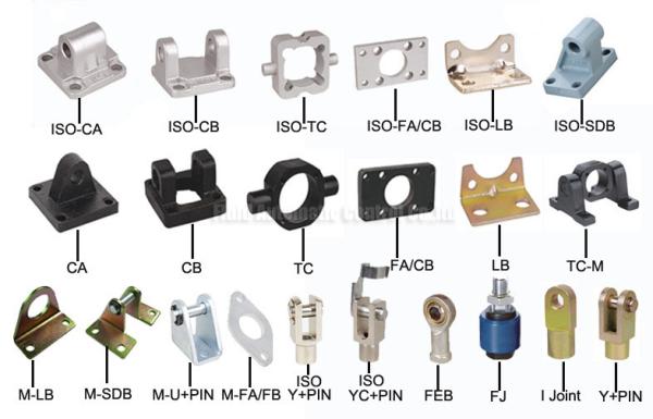 Quality Pneumatic Air Cylinder Accessories,Air Cylinder Mounting Bracket Auxiliary for sale
