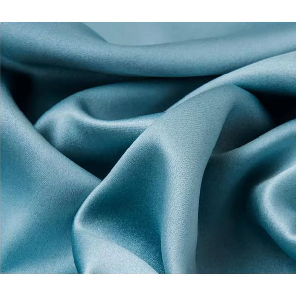 Solid Shading Window Blackout Voile Curtains Fabric Roller Shades For Bedroom