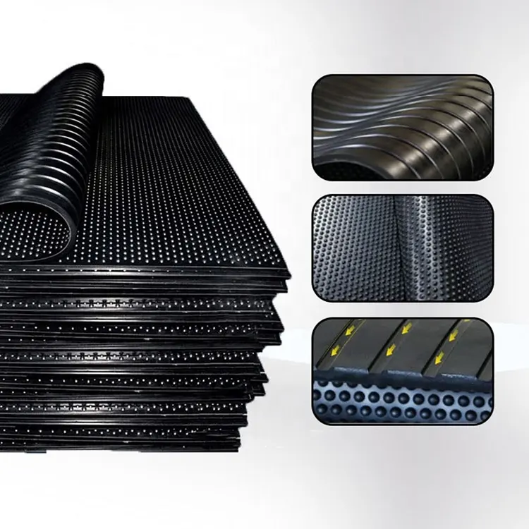 122 X 183cm Interlocking Equine Cow Horse Rubber Stall Mats