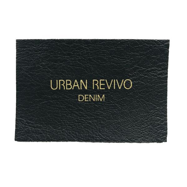 Embossed Custom Leather Clothing Labels Patch For Jeans