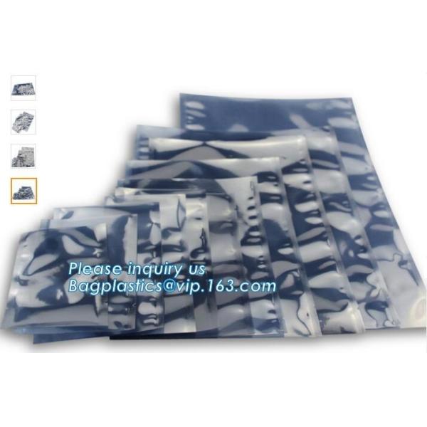 Printed Anti-static LDPE Foil ESD Anti Static Shielding Antistatic Plastic Zip Lock Packing Moisture Barrier Mbb Vacuum
