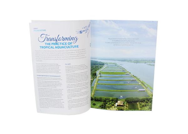 Quality Advertising Brochure Printing Coated Paper Offset Printing A4 A5 A6 Size for sale