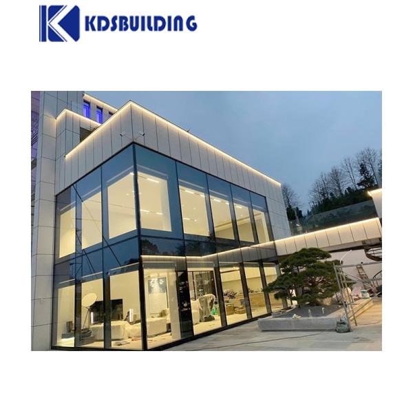 modern construction aluminum perforated facade panel glass curtain wall cladding system price