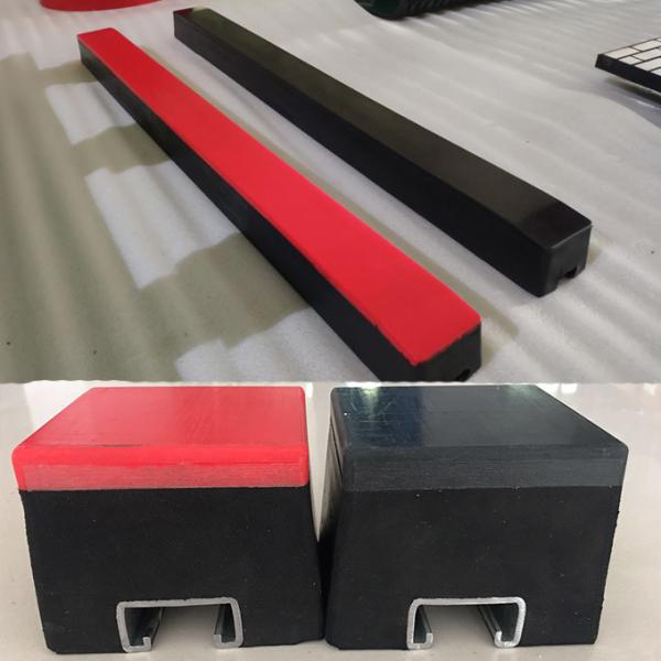 Quality Conveyor Impact Cradle Slide Bar 65A Impact Pad For Belt Conveyor for sale