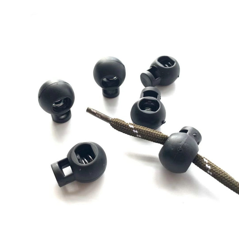 High quality Nylon Cord ender spring Rope toggle plastic stopper in colors for garment