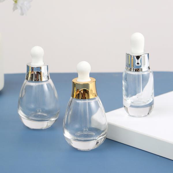 Customized Colors Glass Bottle Alu dropper Senior PAK Warehouse Pipette Oils Serum Ear Dropper Oil Bottle Chemist Glass Dropper Bottles