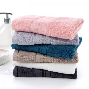 China Hotel Bathroom Quick Drying Towel Custom Logo Mini Cotton Hand Towels for Luxury Bath wholesale
