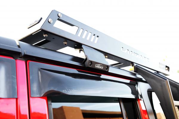 Landace Car Roof Cargo Carrier Aluminium Roof Basket Rack With Side Ladder