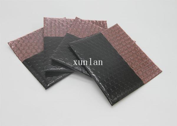 Quality Shiny ISO9001 Black Conductive Bag Two Layer 4x6 Black Metallic Bubble Mailers for sale