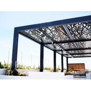 Fireproof Aluminum Roof Pergola Retractable Glass Modern Aluminium Gazebo