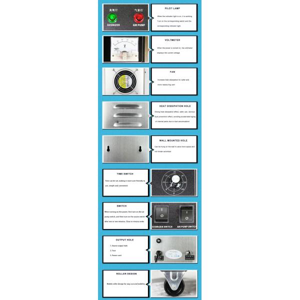 Water Treatment Ozone Generator 3G 10G with Intelligent Control Panel and Reverse Osmosis Filter