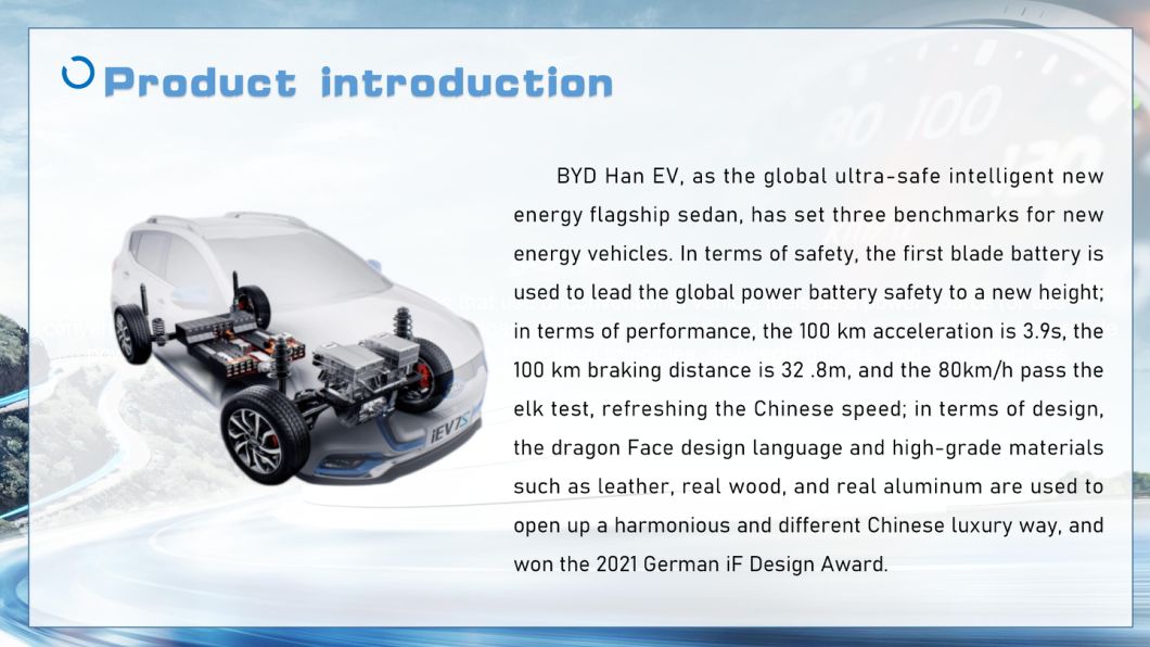 Safe Blade Battery Byd Electric Car Used with Range Extended Electric Car