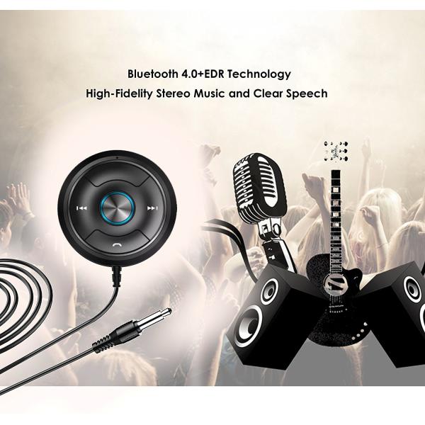 Bluetooth 4.1 Hands-free car stereo Audio Adapter Aux Bluetooth Car Kit