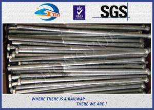 Customized High Strength Hex Bolts Railway Bolt With Nuts / Washers