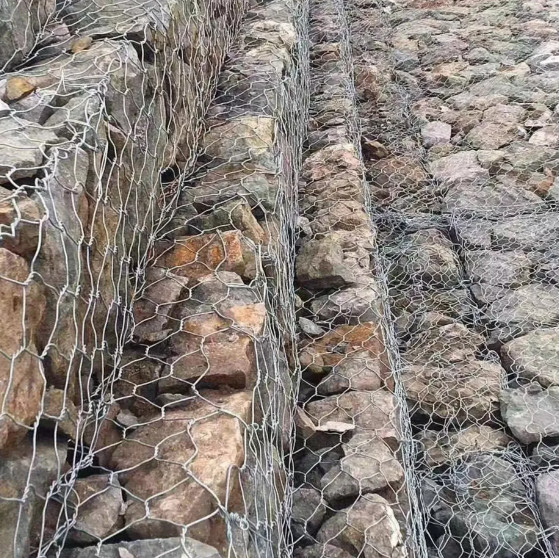 Hexagonal Woven Gabion Box For River Flood Control And Reinforcement