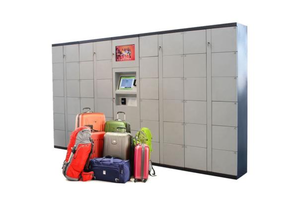 Quality Airport Automated High Quality  beach  Luggage rental storage Lockers With Phone Charging and door open remotely for sale