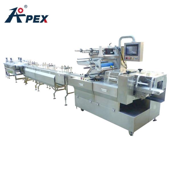 Quality Automatic Feeding Biscuit Packaging Machine , Continuous Cookie Packing Machine for sale