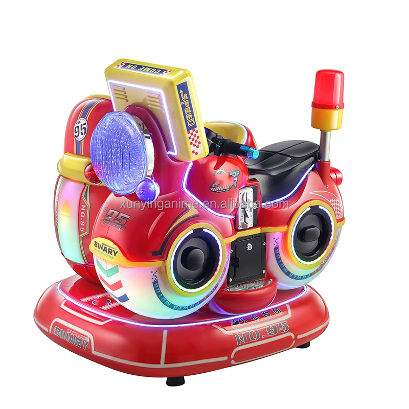 Customized Arcade Race Car Video Game Machine Kiddie Ride On Motorcycle for Amusement