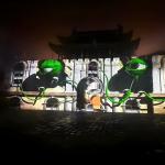 3D Projection Mapping Projector 8500 Lumens building projection mapping