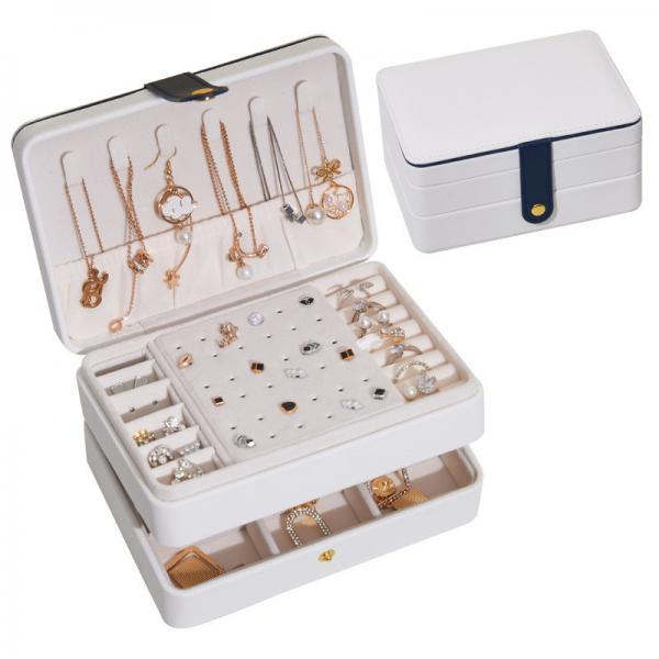 Quality Multilayer Earring Necklace Jewelry Storage Box Clamshell Packaging Box for sale