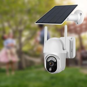 China 4G Solar Powered Surveillance Cameras PIR 3MP PTZ LTE Cellular Security Camera wholesale