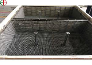 China 1.4849 Heat Treatment Furnace Wire Mesh Basket Iron Forging Furnace Trays And Baskets EB3197 wholesale