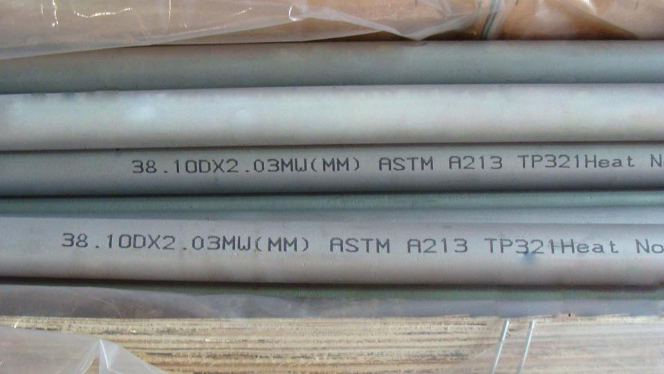 China Heat Exchanger High Pressure Stainless Steel Tubing / Pipe ASTM A312 TP321 wholesale