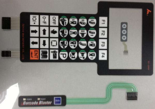 Quality Silver Paste Waterproof Membrane Switch PCB , Membrane Keyboard Switches for sale