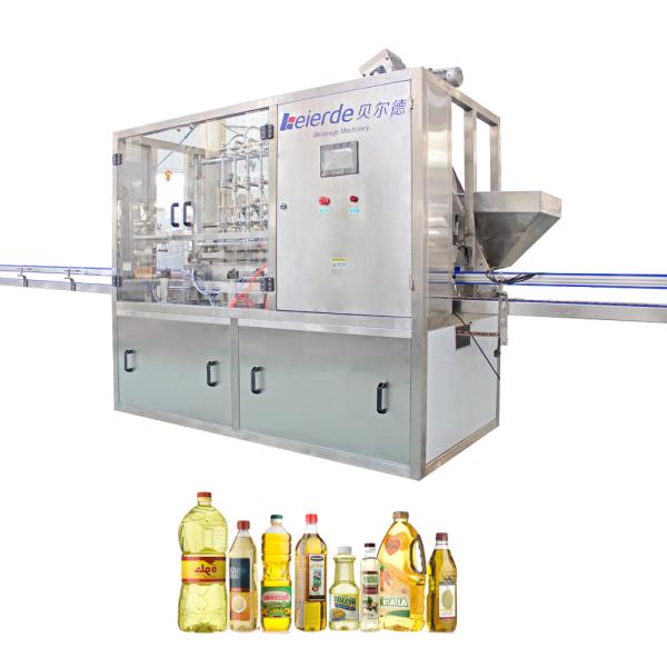 380V 50Hz Oil Filling Machine For Beverage Industry Salad Oil Packing Machine