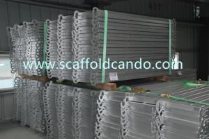 China Working platform steel plank with hooks Q235 scaffolding galvanized catwalk 1200mm 1500mm 1800mm 1829mm 43,50mm hooks wholesale