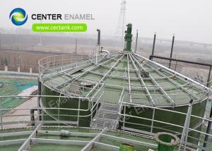 China 18000m3 Glass Lined Steel CSTR Tanks For Biogas Projects wholesale