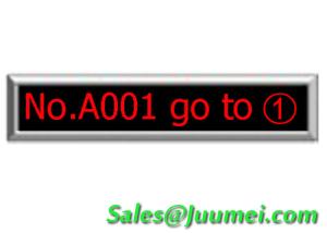 China Queue System 8 Character one Line LED Counter Display (LD02D) wholesale