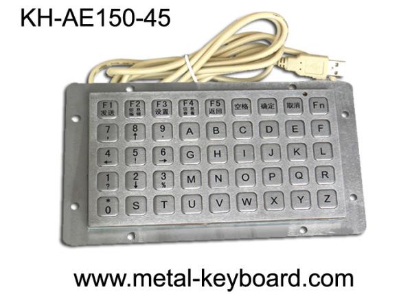 Quality Anti - vanda Keyboard with 45 Keys , Industrial Metal Keyboard for sale