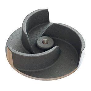 Quality SGS Standard Resin Sand Casting Ductile Iron Semi - Open Water Pump Impeller for sale