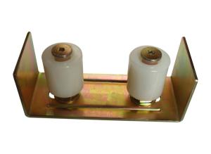 Sliding gate nylon guide roller NW604, with bracket ,white or black color