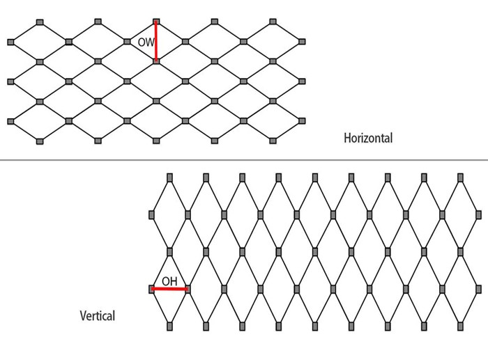 Eco Friendly 2.4mm Ss Wire Netting Steel Cable Netting For Entertainment Facilities