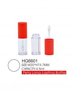 China PETG Round Luxury Empty Lip Gloss Tubes 4.5ml Blank Lip Gloss Tubes on sale
