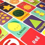 Custom Made Full Color Art Paper Printing Activity Learning Flashcards For 3