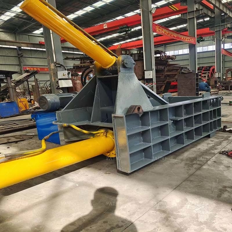 Machine Weight 5000kg Waste Metal Baler Aluminum Cans Scrap Metal Press Baler Machine