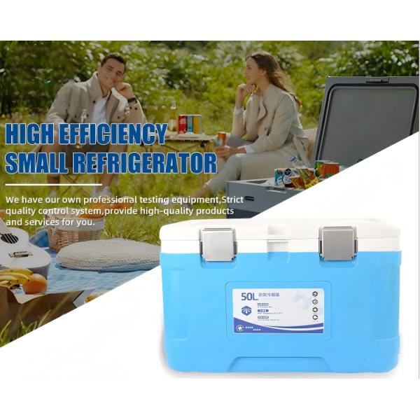 Lightweight and Portable Ice Cooler Box for Food Storage on Picnics Custom Logo Hiking Fishing Camping 50L Hard Cooler Beer Ice Cooler Box Hard Cooler