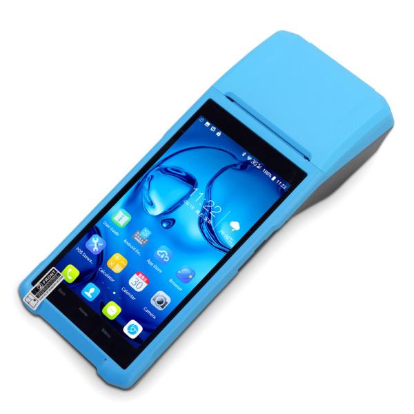 Quality Portable PDA Android POS Terminal All In One Restaurant Food Ordering Built-In 58mm Printer for sale