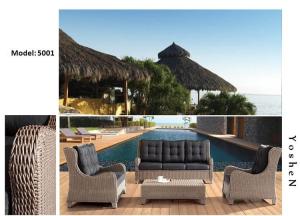 4piece - Home furniture luxury rattan sofa hotel furniture patio sofa furniture & chairs -5001