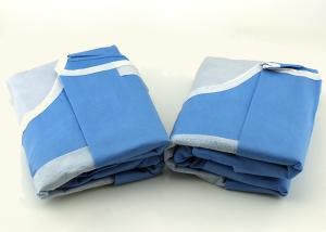 China Reinforced Disposable Hospital Gowns , Anti Static Disposable Examination Gowns wholesale