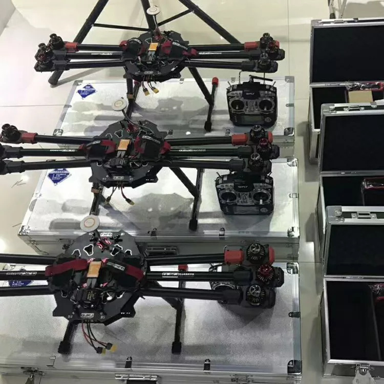 Industrial Overhead Power Line Stringing Drone