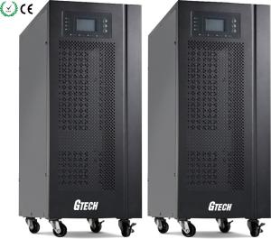 10KVA Backup Dual Conversion UPS , Pure Sine Wave Online High Frequency UPS