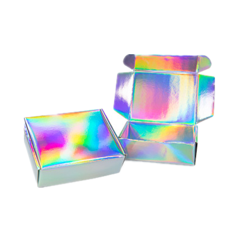 Collapsible Fashionable Design Cosmetic Paper Packaging Box with Holographic Effect