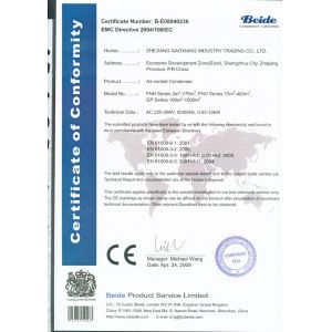 Guangzhou Xiangbingyue Refrigeration Equipment Co., Ltd Certifications