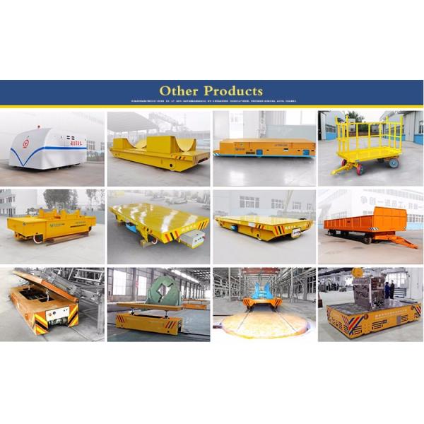 heavy duty electric transfer bogie cart with 20t load capacity 